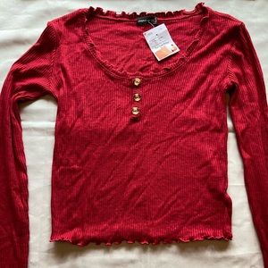 New Long Sleeve Top by Popular 21 size Large